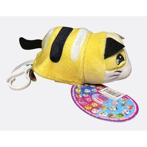 Flip-A-Zoo Plush Toy Yellow Bee and Brown Dog Double Sided Stuffed Animal